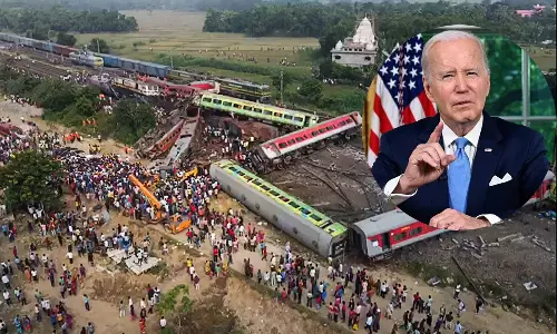 ஒடிசா ரெயில் விபத்து: அமெரிக்க அதிபர் ஜோ பைடன் இரங்கல்