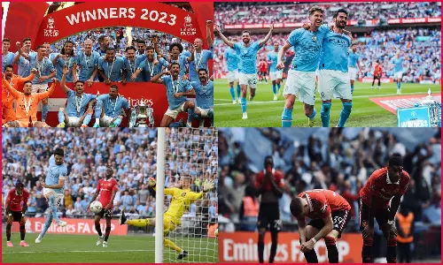 எஃப்.ஏ. கோப்பை: மான்செஸ்டர் யுனைடெட்டை வீழ்த்தி சாம்பியன் பட்டம் வென்றது மான்செஸ்டர் சிட்டி