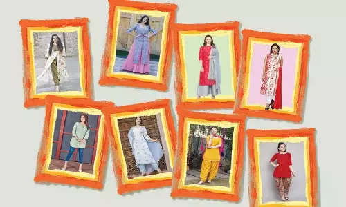 பெண்களை அழகாக காட்டும் குர்த்திக்கு ஏற்ற பேண்ட் வகைகள்