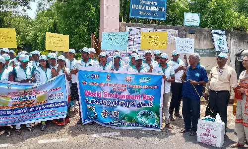 அரியலூரில் சுற்றுச்சூழல் விழிப்புணர்வு பேரணி