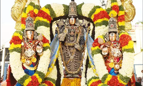 ஜேஷ்டாபிஷேகம் 2-வது நாள்: மலையப்பசாமி முத்துக்கவச அலங்காரத்தில் வீதிஉலா