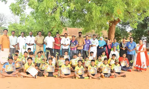 தென்காசியில் கோடைகால இலவச கால்பந்து பயிற்சி முகாம்