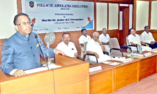 எனது தந்தையே என் வாழ்க்கைக்கு முன்மாதிரி- பொள்ளாச்சியில் சுப்ரீம் கோர்ட்டு  நீதிபதி விஸ்வநாதன் பேச்சு