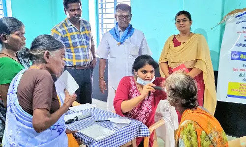 விளாத்திகுளத்தில் இலவச கண் சிகிச்சை முகாம்