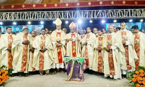 பொம்மிடி கோடி அற்புதர் அந்தோணியார் ஆலய கொடியேற்று விழா