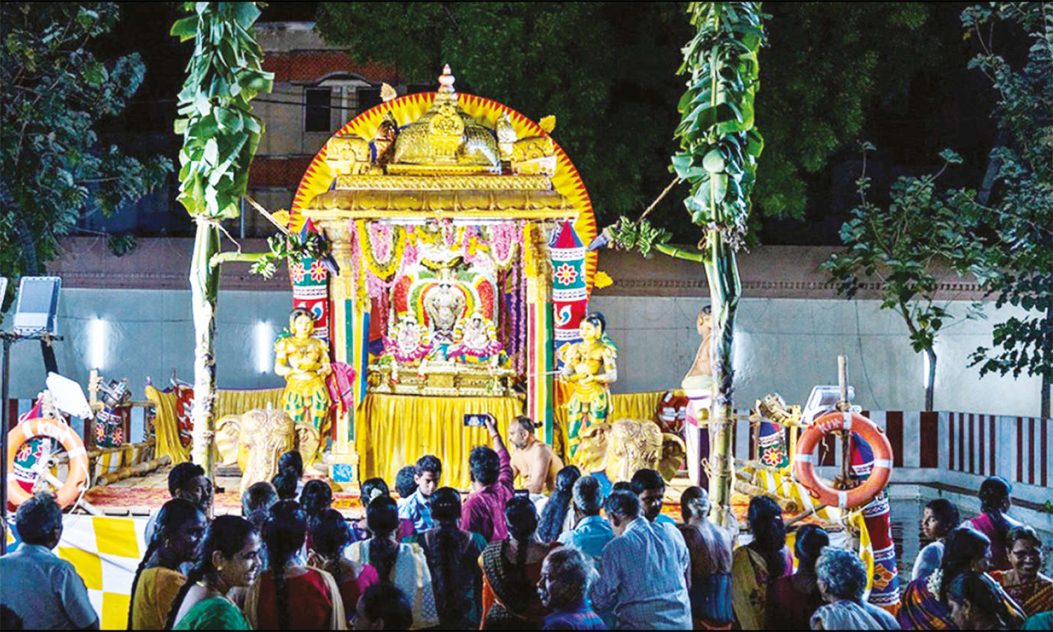 கும்பகோணம் சக்கரபாணி சாமி கோவில் தெப்ப உற்சவம் kumbakonam chakrapani