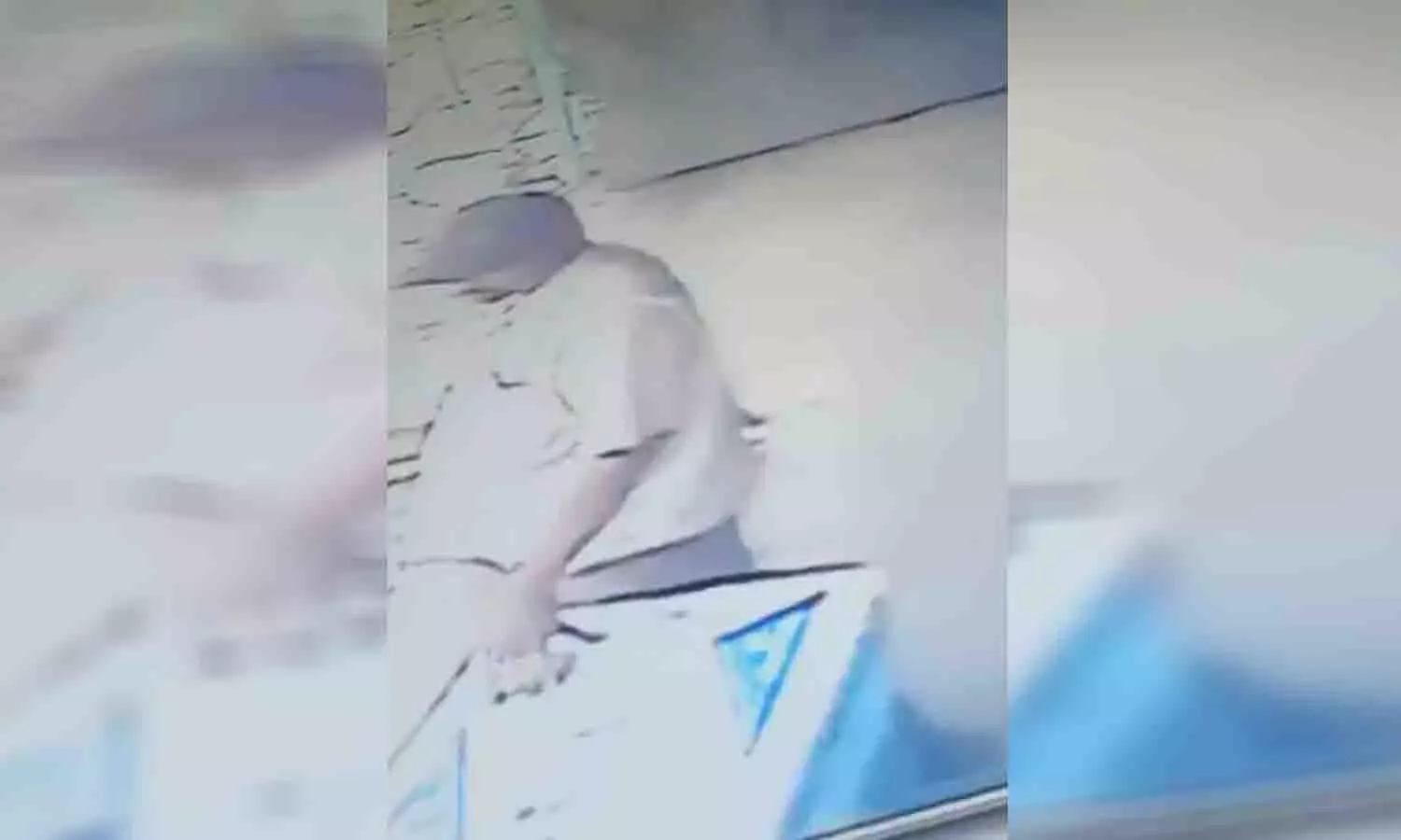 பல்லடம் கடைவீதியில் பார்சல் பெட்டியை திருடிய மர்ம நபர்