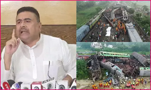 ஒடிசா ரெயில் விபத்து திரிணாமுல் காங்கிரசின் சதி: சுவேந்து அதிகாரி பரபரப்பு குற்றச்சாட்டு