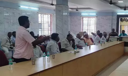 வளமீட்பு பூங்கா அமைக்க எதிர்ப்பு.. சமரச கூட்டத்தில் பொதுமக்கள் வாக்குவாதம்