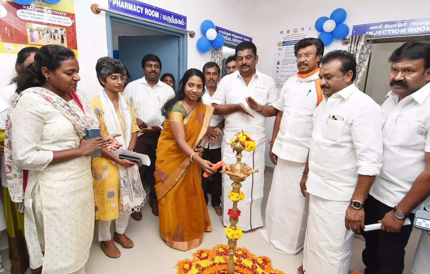 ஓசூர் நகர்ப்புற நல வாழ்வு புதிய மையம் திறப்பு ஓசூர் நகர்ப்புற நல வாழ்வு புதிய மையம் திறப்பு