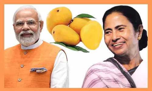 பிரதமர் மோடிக்கு 4 கிலோ மாம்பழம் அனுப்பிய மம்தா