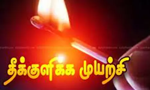 தம்பதியினர் தீக்குளிக்க முயற்சி செய்ததால் பரபரப்பு