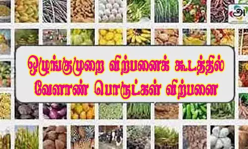 அரசு வேளாண் ஒழுங்குமுறை விற்பனை கூடத்தில் ரூ.35 லட்சத்துக்கு வேளாண் பொருட்கள் விற்பனை