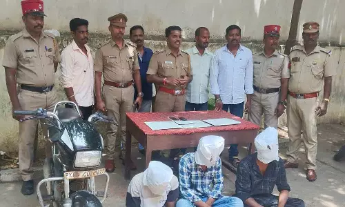 கஞ்சா விற்ற 3 வாலிபர்கள்  கைது