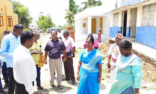 நெமிலி பகுதியில் வளர்ச்சி திட்ட பணிகளை கலெக்டர் ஆய்வு