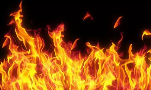 ெபாள்ளாச்சியில் கடைக்கு தீ வைத்த வாலிபர்கள்