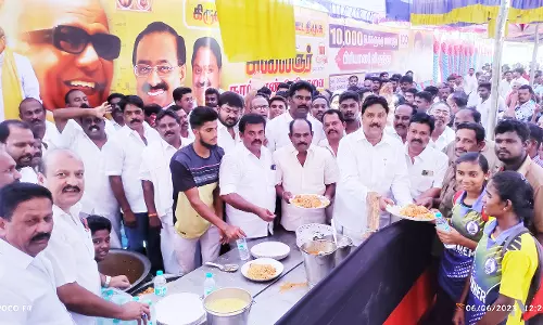 கிருஷ்ணகிரி தி.மு.க. சார்பில் கருணாநிதி பிறந்த நாள் விழா