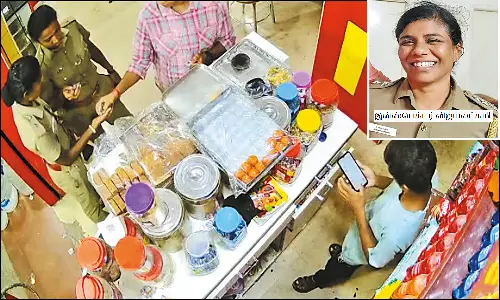 கடையில் ஜூஸ், சாண்ட்விச் ஓசியில் கேட்டு வாக்குவாதம்: பெண் இன்ஸ்பெக்டர் பணியிடை நீக்கம்