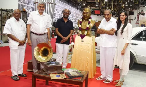 ஏவிஎம் ஹெரிடேஜ் மியூசியம்.. நேரில் சென்று சுற்றி பார்த்த ரஜினிகாந்த்