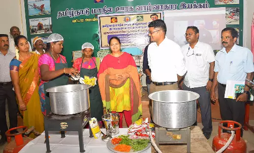 மகளிர் சுய உதவிக்குழுவினருக்கான சமையல் பயிற்சி வகுப்பு