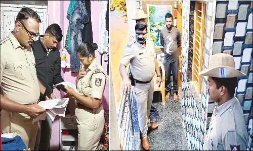 பெங்களூரு: ஒரே நாளில் 1,344 ரவுடிகளின் வீடுகளில் போலீசார் அதிரடி சோதனை