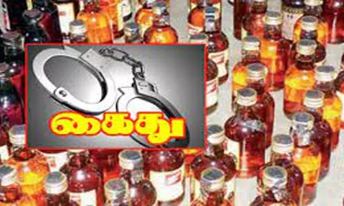நாமக்கல் அருகே மளிகை கடையில் மது விற்ற தி.மு.க நிர்வாகி கைது