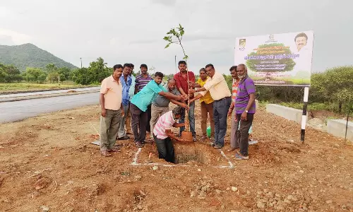 கடத்தூர் அருகே மரக்கன்றுகள் நடும் விழா