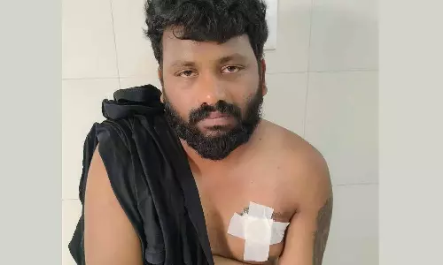 திண்டுக்கல்லில் வாலிபரை கம்பியால் குத்தி கொல்ல முயன்ற போலீஸ் ஏட்டு