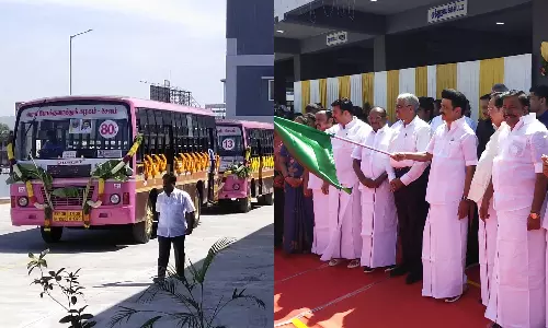 சேலத்தில் ஈரடுக்கு பஸ் நிலையத்தை திறந்து வைத்து புதிய திட்ட பணிகளுக்கு அடிக்கல் நாட்டினார் முதலமைச்சர்