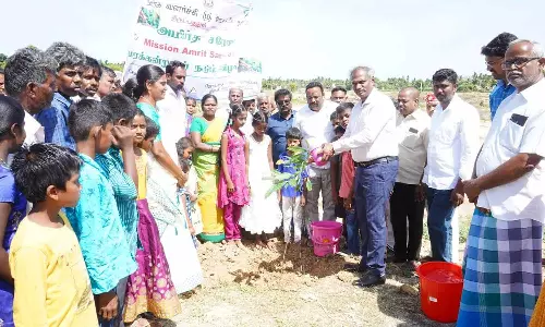 1000 மரக்கன்றுகள் நட்டு விழிப்புணர்வு