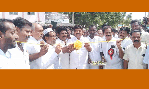 கருணாநிதி நூற்றாண்டு நினைவு வளைவு திறப்பு