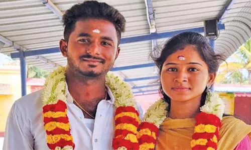 பரமத்திவேலூர் போலீசில் காதல் ஜோடி தஞ்சம்