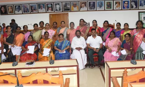 பெண் கவுன்சிலர்கள் தெலுங்கானா பயணம்