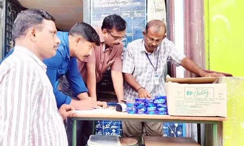 ரேசன் கடைகளில் அதிகாரிகள் ஆய்வு