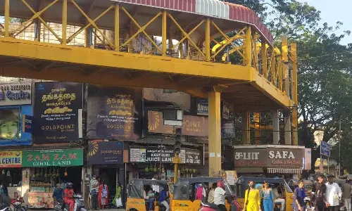 லிப்ட் பராமரிப்பு பணிகள் செய்வதற்காக தி.நகர் ஆகாய நடைமேம்பாலம் 13, 14-ந்தேதிகளில் மூடப்படுகிறது