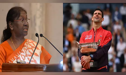 பிரெஞ்சு ஓபன் டென்னிஸ் போட்டியில் சாம்பியன் பட்டம் வென்ற ஜோகோவிச்சுக்கு ஜனாதிபதி வாழ்த்து