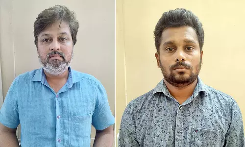 கும்பகோணத்தில் நிதி நிறுவனம் நடத்தி ரூ.50 லட்சம் மோசடி - 2 பேர் கைது