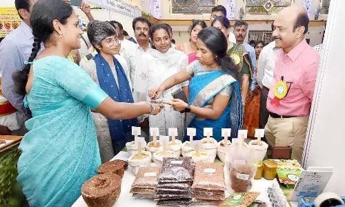 ஓசூரில் சிறு தானிய கண்காட்சி