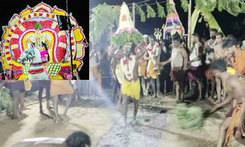 பூச்சி அத்திப்பேடு ஊராட்சி மதுரை வீரன், முனீஸ்வரர், தேவி நாகாத்தம்மன் கோவிலில் தீமிதி திருவிழா