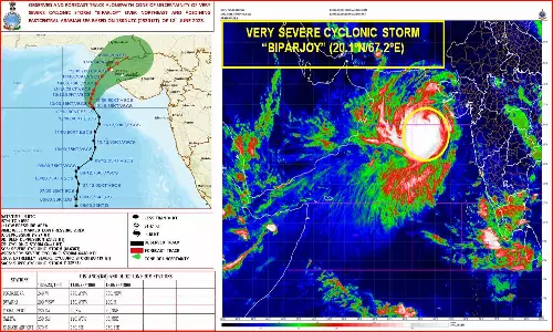 அதிதீவிர புயலான பிபோர்ஜோய் தீவிர புயலாக வலுவிழந்தது
