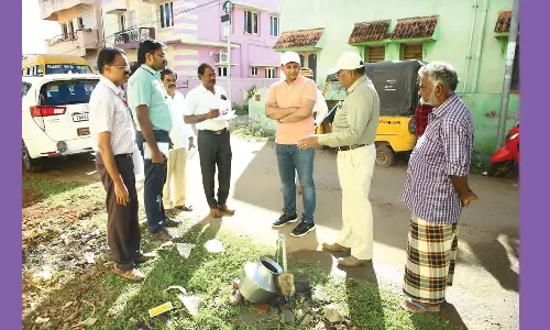 திருப்பாலை, மூன்றுமாவடி பகுதிகளில் மாநகராட்சி கமிஷனர் ஆய்வு