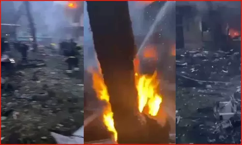 உக்ரைன் அதிபரின் சொந்த ஊரில் ஏவுகணை தாக்குதல்: 3 பேர் பலி- 20-க்கும் மேற்பட்டோர் காயம்