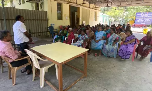 திருமானூரில் பொது சுகாதார விழிப்புணர்வு முகாம்