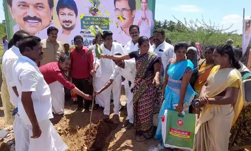 அறந்தாங்கியில் மரக்கன்றுகள் நடும் விழா