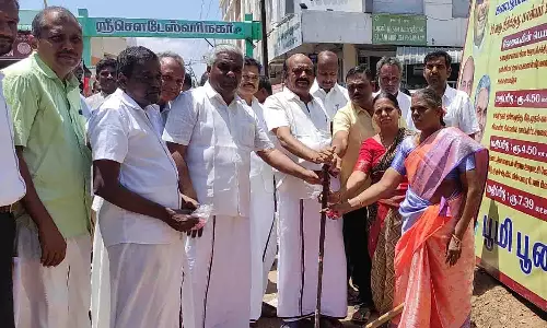 பல்லடம் அருகே ரூ.47.39 லட்சம் மதிப்பில் நலத்திட்ட பணிகளுக்கு பூமி பூஜை -செல்வராஜ் எம்.எல்.ஏ.,தொடங்கி வைத்தார்