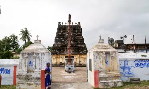சிவபெருமான் ஏர் மற்றும் நீர் இறைக்கும் கலத்துடன் காட்சி தரும் சிவக்கொழுந்தீஸ்வரர் திருக்கோவில்- கடலூர்