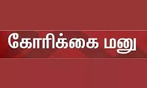 ராஜபாளையத்தில் புதிய சாலை அமைக்க தங்கபாண்டியன் எம்.எல்.ஏ. கோரிக்கை