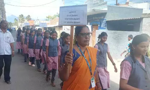 உடுமலையில் போதை ஒழிப்பு விழிப்புணர்வு பேரணி