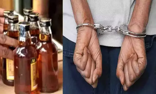 பல்லடத்தில் மதுபானம் விற்றவர் கைது