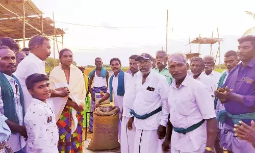 ரெங்கநாதபுரத்தில் புதிய நெல் கொள்முதல்நிலையம் திறப்பு